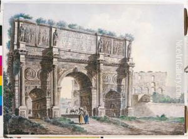 The Arch Of Constantine - view 1