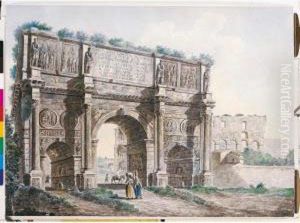 The Arch Of Constantine by Franz Keiserman