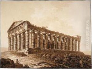 The Ruins Of The Temple Of Concord, Agrigento by Franz Keiserman