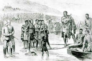 The Captivity of Cetewayo by Jean-Jacques Caffieri