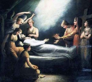 Christ Raising the Young Woman from her Deathbed, c.1802 by Maria Hadfield Cosway