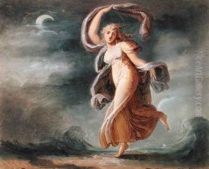 Girl Dancing by the Sea Girl Dancing by the Sea