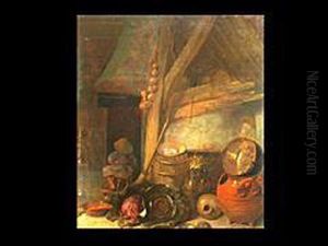 Kuchen-vorratslager by Willem Kalf