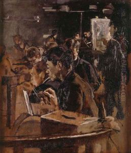 Clase de dibujo (Drawing class) by Ignacio Pinazo Camarlench