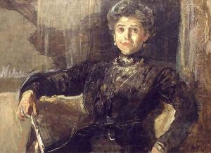 Señora de Álvarez by Ignacio Pinazo Camarlench