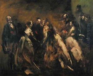 Reception at the Tuileries Palace during the Second Empire by Jean-Baptiste Carpeaux