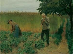 Signiert Und Datiert Unten Rechts: Fr. Kallmorgen 1907. by Friedrich Kallmorgen
