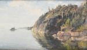Kustlandskap by Gottfrid Kallstenius