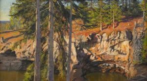 Nyberget - Sommarlandskap Med Tallar