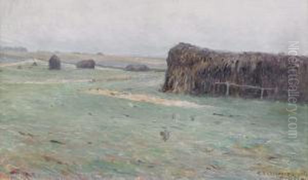 Slattlandskap Med Hovolmar - Motiv Fran Finistere - view 1