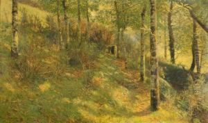 Sommarlandskap - Motiv Fran Bretagne by Gottfrid Kallstenius
