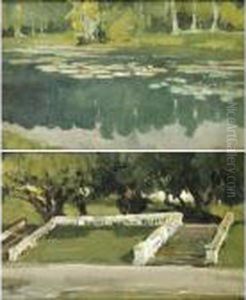 Two Crimean Views by Ivan Leonidovich Kalmykov