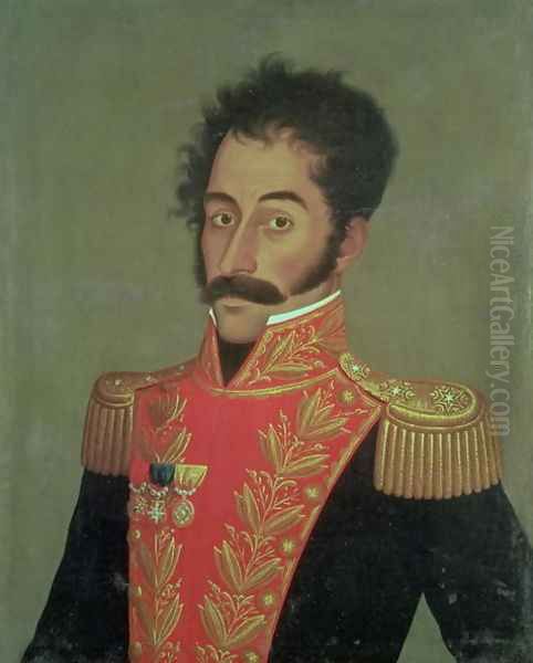 Simon Bolivar (1783-1830), portrait, c.1820 - view 1