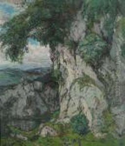 A Rocky Landscape by Alois Kalvoda