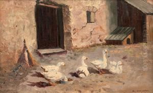In The Yard by Alois Kalvoda