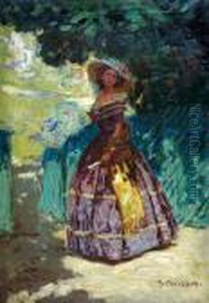 Lady In Park - view 1