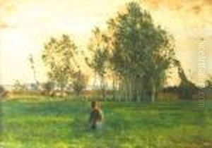 Divenka Na Louce by Alois Kalvoda