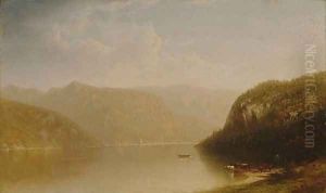Mountain Lake Scene 1883 by John William Casilear