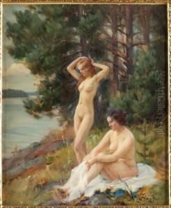 Innan Badet by Ivar Kamke