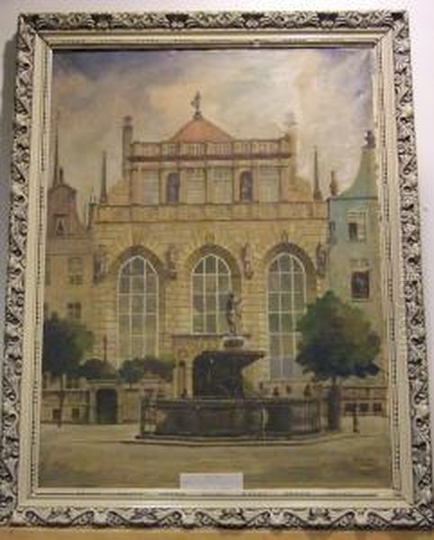 "der Artushof Danzig". - view 1