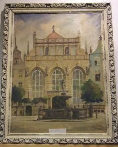 "der Artushof Danzig". by Ivar Kamke