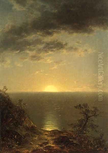 Moonrise on the Coast 1863 - view 1