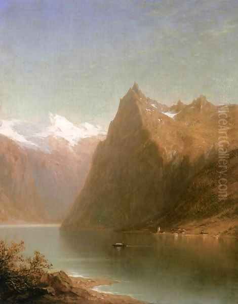 Mountain Lake Scene No dates listed - view 1