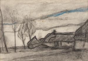 Zwei Landschaften by Eugen Kampf