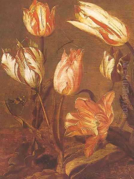 Tulip Field (detail) 1638 - view 1