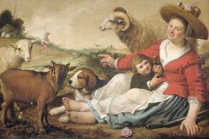 The Shepherdess 1628 by Jacob Gerritsz. Cuyp