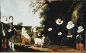 Portrait of the Artists Family by Jacob Gerritsz. Cuyp