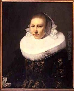 Portrait of a young woman by Jacob Gerritsz. Cuyp