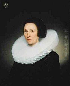 Portrait of Johanna van Diemen by Jacob Gerritsz. Cuyp