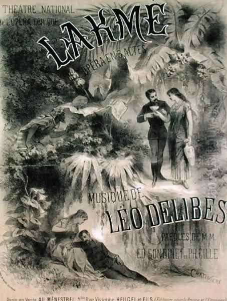 Poster advertising 'Lakme', opera - view 1