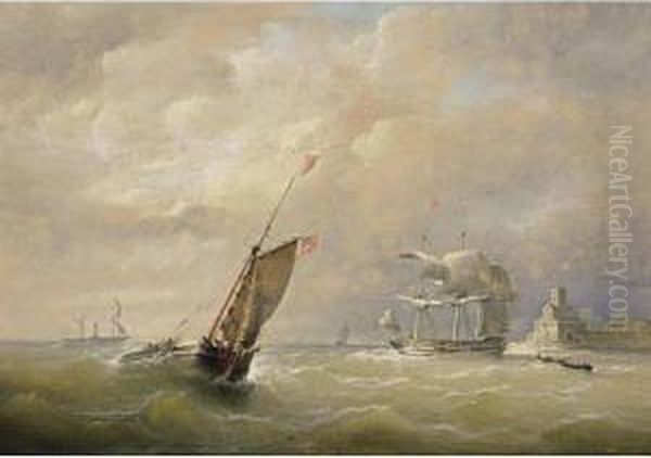 Shipping Off The Coast - view 1