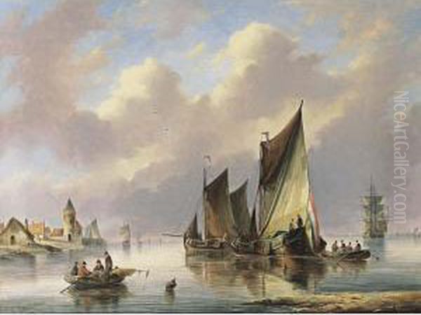 Shipping Off The Coast - view 1