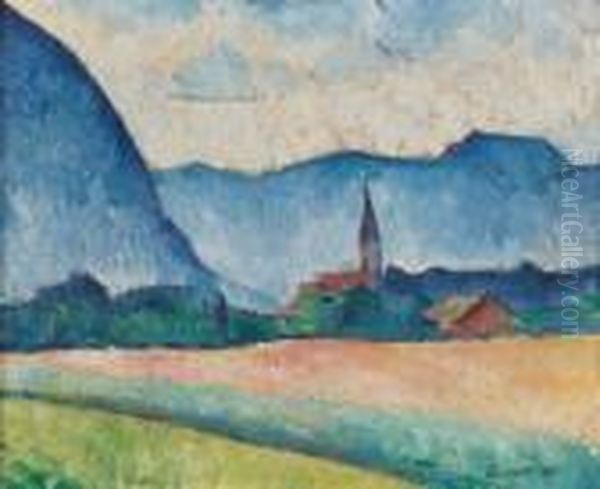 Landschaft Mit Kirchturm - view 1
