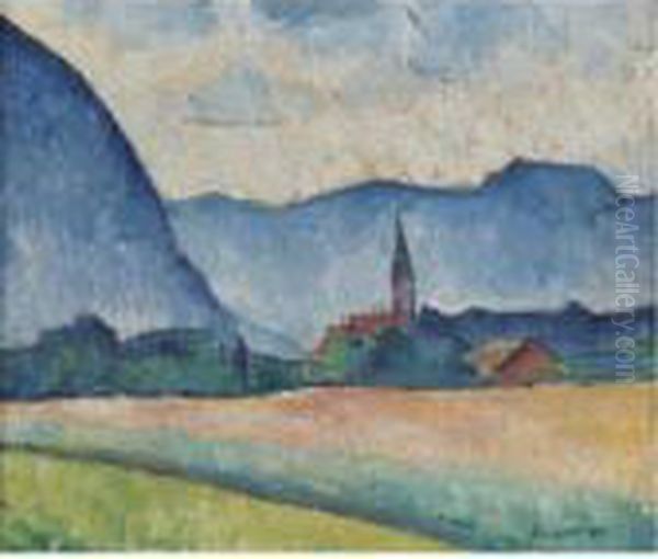 Landscape With Church Spire - view 1