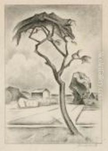 Der Baum. 1922 by Alexander Kanoldt