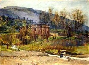 Tuscan Village by Edith Ridley Corbet