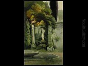 Leonorenbrunnen Villa D""este by Edmund Friedrich Kanoldt