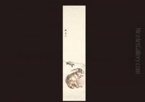 Rabbit And Turtle by Hashimoto Kansetsu