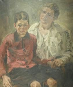 ''portrat Mutter Undsohn'' by Paul Kapell