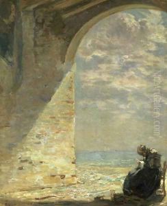 At The Gateway, 1911 by Guglielmo Ciardi