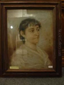 Frauenportrait by Albert Kappis