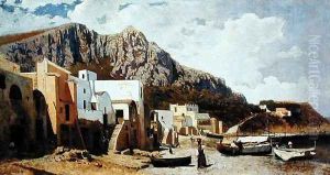 Capri, 1866 by Guglielmo Ciardi
