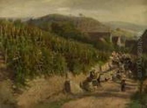 Weinlese by Albert Kappis