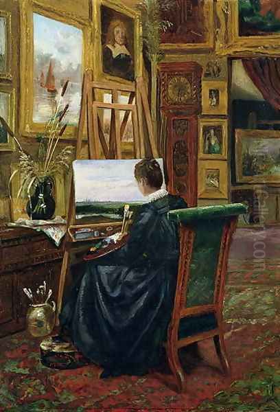 A Lady Artist, 1887 - view 1