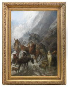 Avalanche On The Mountain Pass