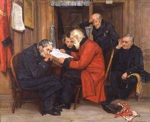 Chelsea Pensioners in the Long Wards, 1879 by Ellen Conolly